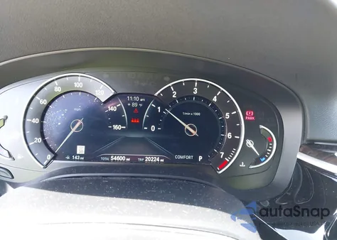 2019 BMW 540I из США, поврежденный, VIN WBAJE5C51KBM76742